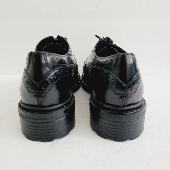 NEW Geox Walk Pleasure Black Lace-up Loafers Size 7 - Picture 6 of 10